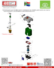 OPERADOR ELECTROMECANICO CORREDIZO DE CREMALLERA BAÑO EN ACEITE, USO INTENSIVO, VELOZ MARCA CENTURION MOD.D10